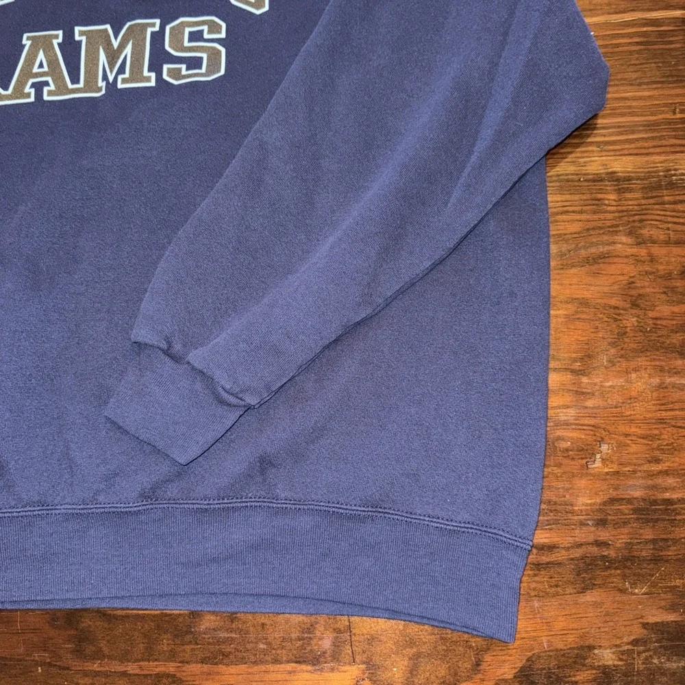 Vintage NFL Team Apparel Navy Blue St. Louis Rams Crewneck Sweatshirt No‎ Size